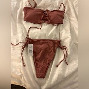 Dusty Rose Pacsun Bikini set